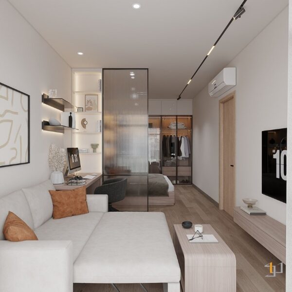 Sofa thông minh có thể mở rộng thành giường để đọc sách thoải mái hơn