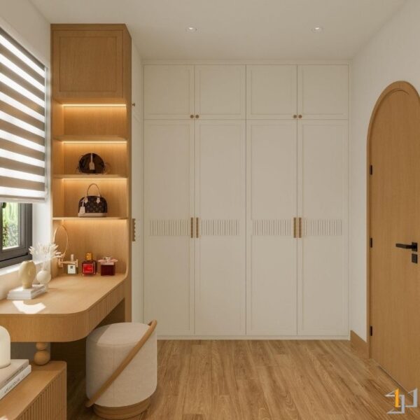 Sàn gỗ tạo cảm giác ấm áp và sang trọng