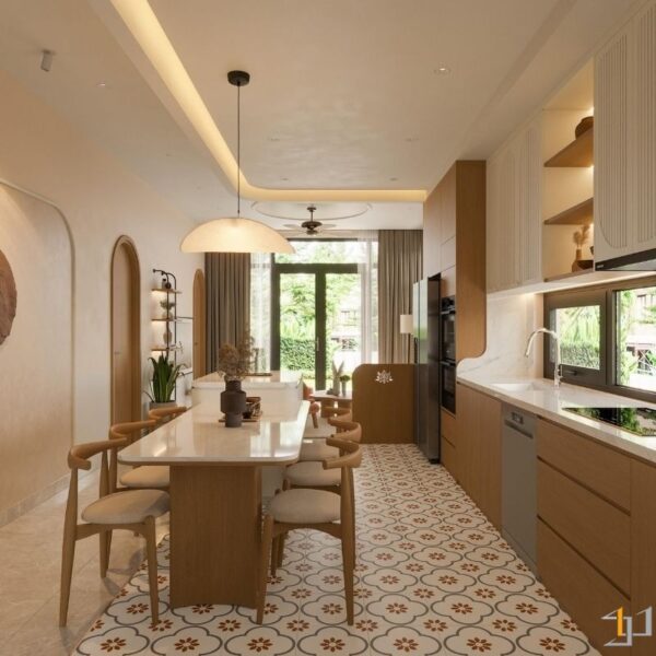 Phân chia rõ ràng các khu vực chức năng mà vẫn duy trì tính mở và lưu thông