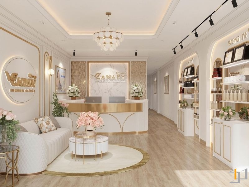 Thiết Kế Nội Thất Spa Hoàng Yến Bình Dương Modern