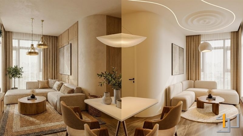 Phong cách Wabi Sabi và Rustic mang vẻ đẹp chân thật, vững chãi