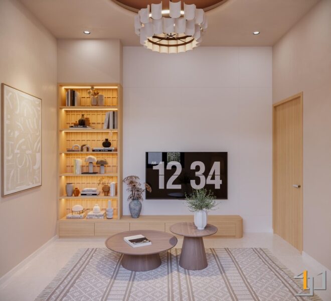 Nội thất nhà phố Tân Bình 2 tầng hiện đại