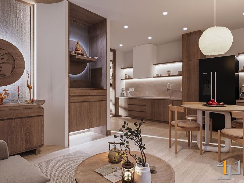 Căn hộ Hodeco Plaza Bà Rịa - Vũng Tàu 1PN Japandi