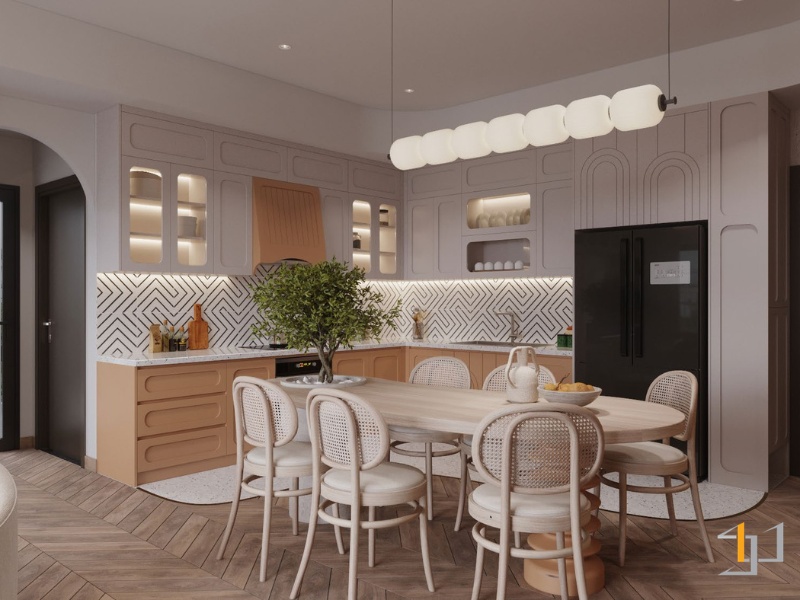 Tủ Bếp Sơn 2K - TB148 | Nội Thất S-housing