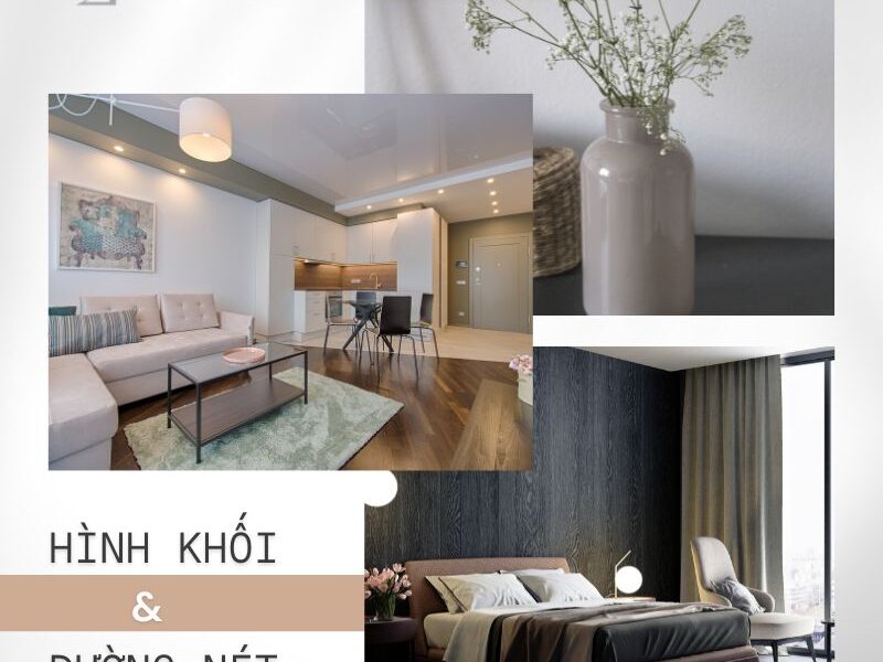 Hình khối và đường nét trong thiết kế nội thất