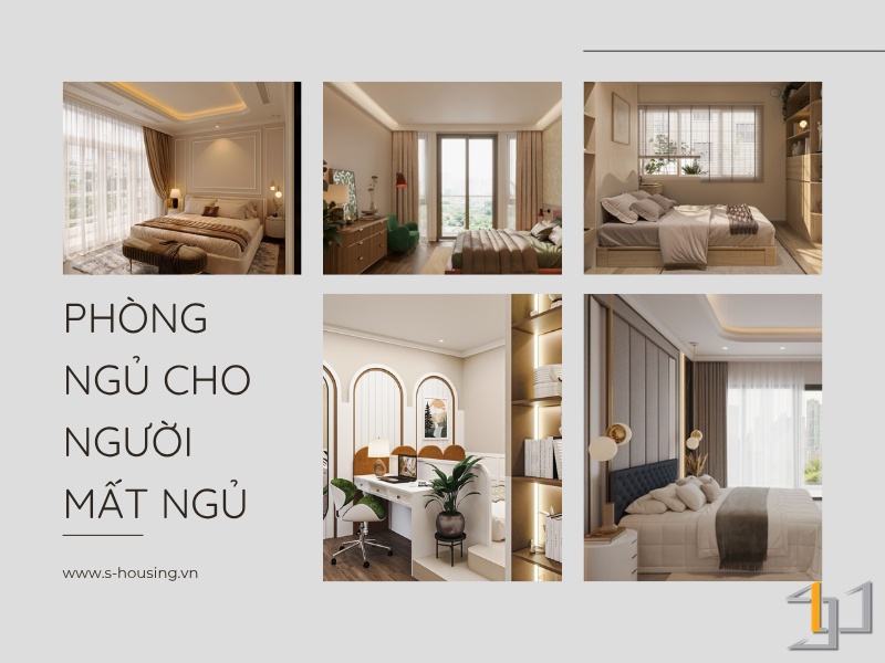 Thiết kế phòng ngủ cho người mất ngủ hỗ trợ điều hoà đồng hồ sinh học
