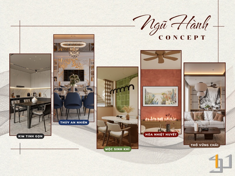 S.Housing chuyển hóa đặc tính của vật liệu xanh để bổ trợ cho năng lượng của những khu vực quan trọng như phòng ngủ, tủ bếp, bàn ăn