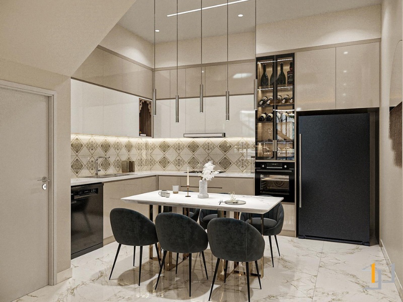 Tủ Bếp Acrylic - TB176 | Nội Thất S-housing