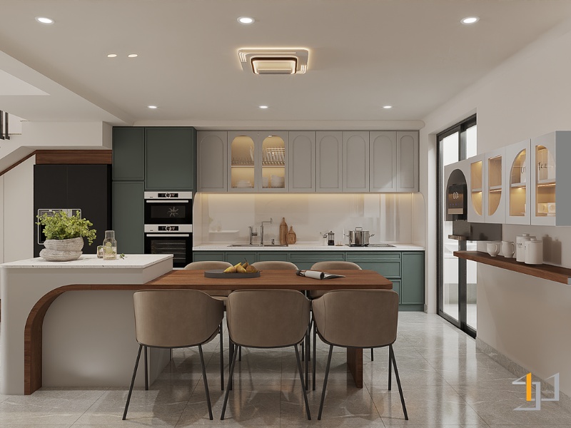 Tủ Bếp Sơn 2K - TB169 | Nội Thất S.Housing